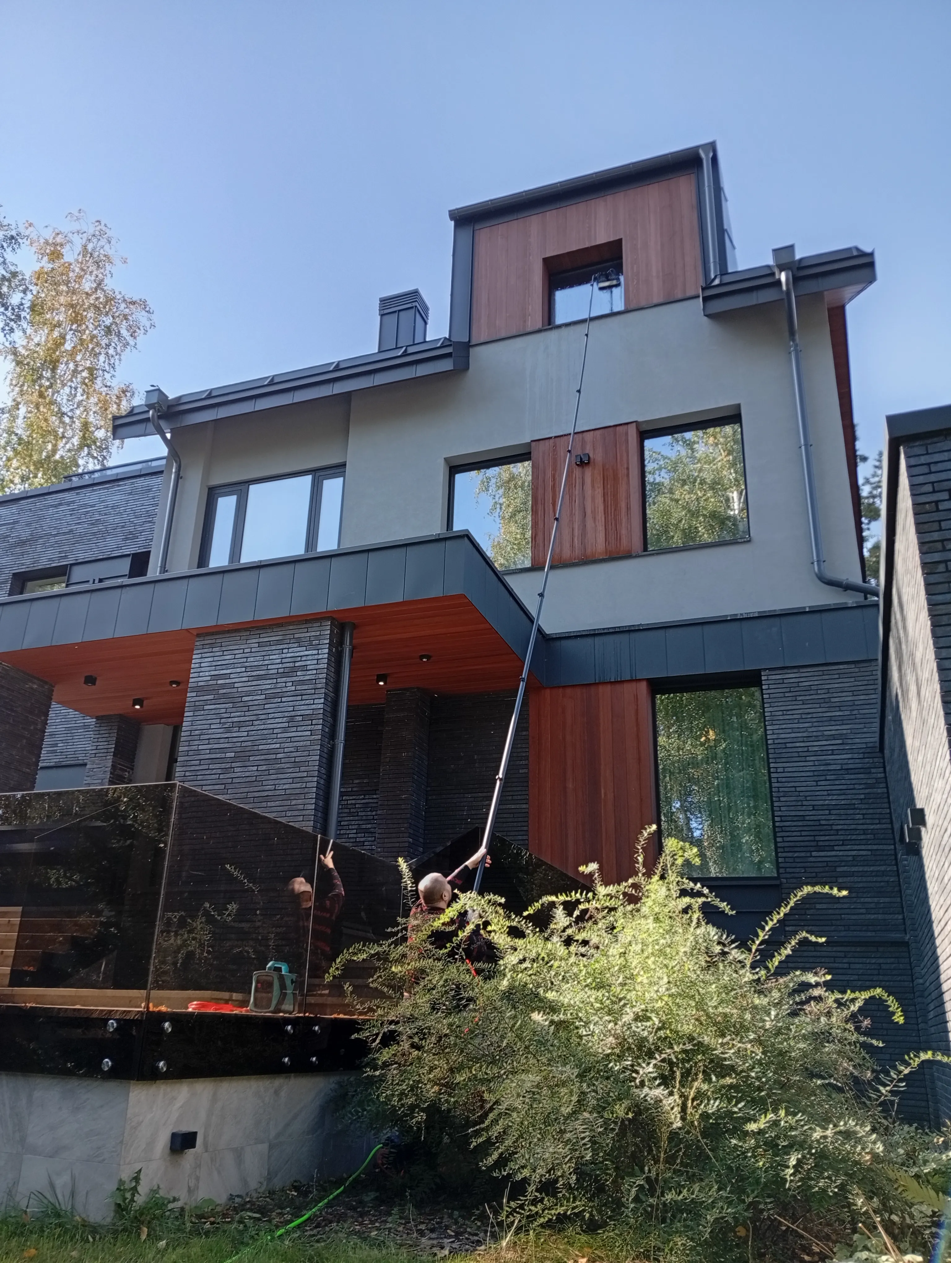 Мойка окон и фасадов